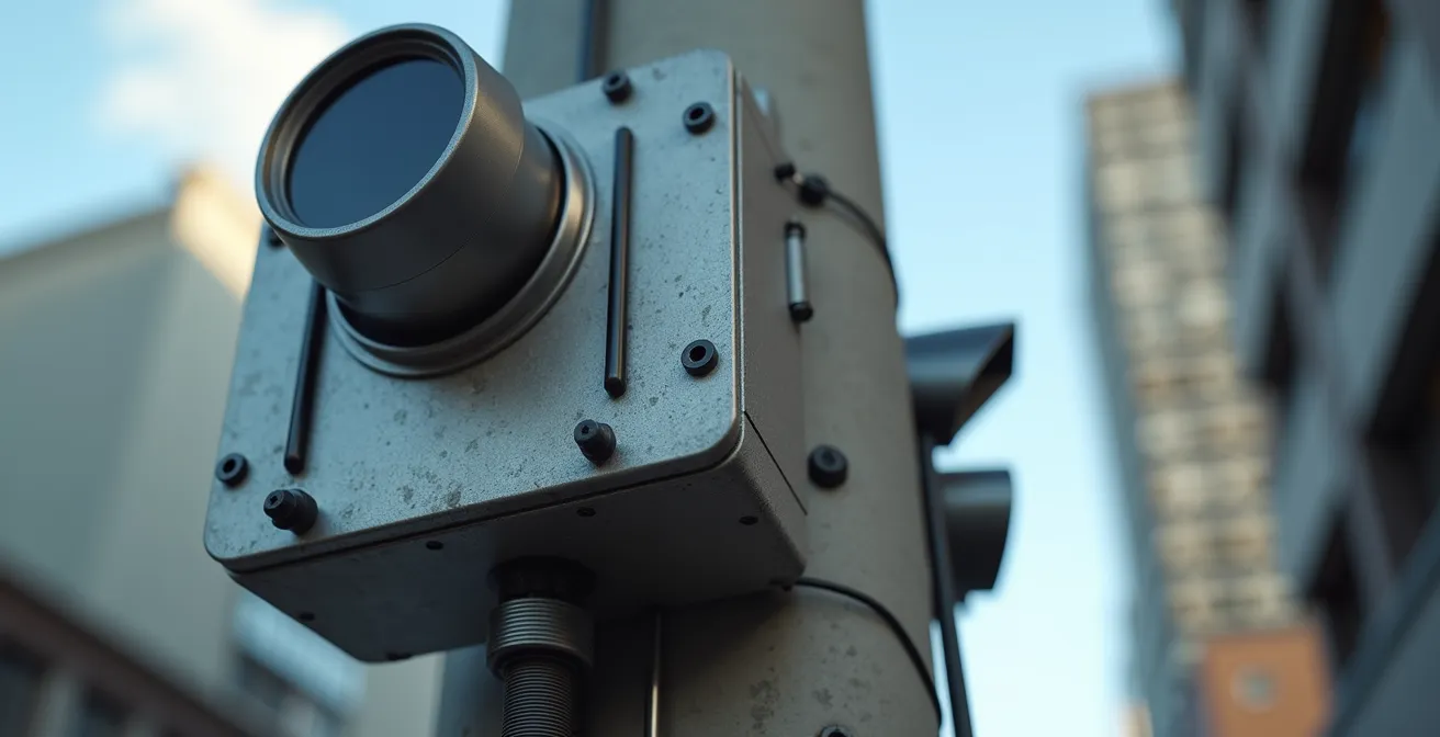 Existing traffic infrastructure upgraded with modern V2X sensors and communication equipment